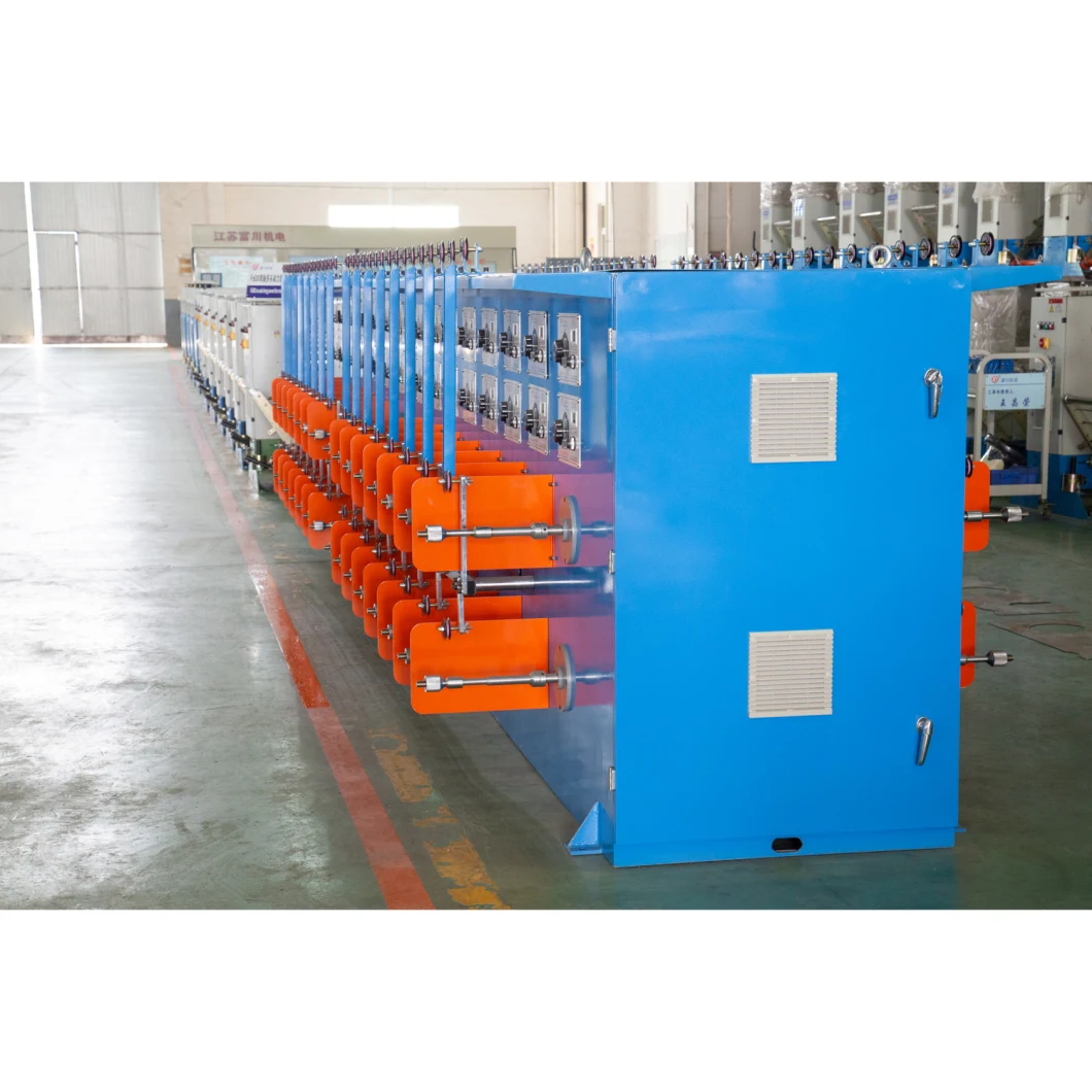 High Speed Fuchuan Brand Copper Cable Wire Annealing Tinning Winding Extrusion Extruder Bunching Machine