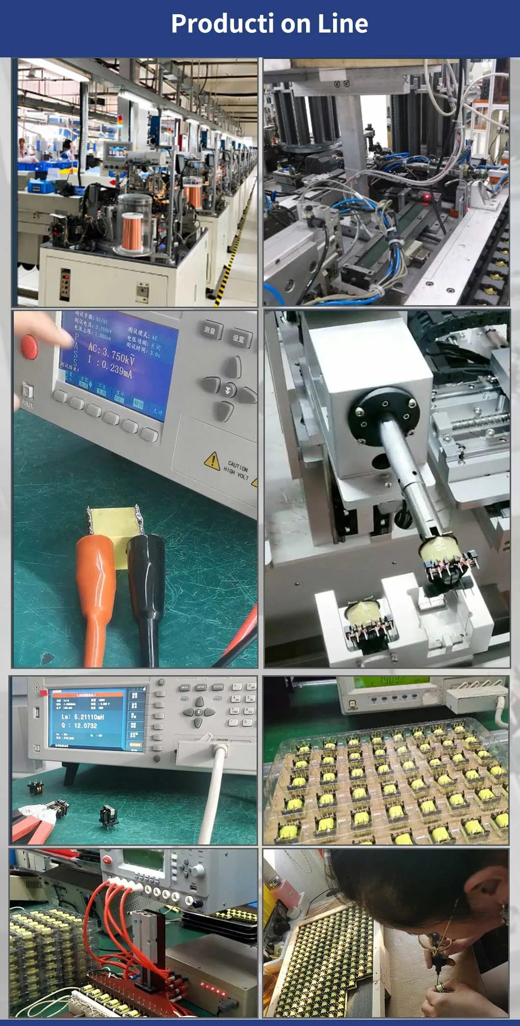 EMC Components Line Filter Inductor Toroidal Core Common Mode Chokes for AC Power Supply